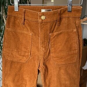 Porter Blue Mustard The Wanderer Corduroy Flare Pants Flare Bell Bottom Retro 24